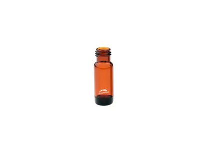 1.1mL Screw Top High Recovery Vial, Amber Glass, 8-425 Thread, Q-Clean