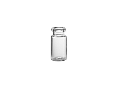 6mL Injection Vial, Clear Glass, 1st Hydrolytic, 20mm Crimp Finish, (DIN ISO), Q-Clean