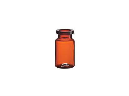 10mL Injection Vial, Amber Glass, 1st Hydrolytic, 20mm Crimp Finish, (DIN ISO), Q-Clean