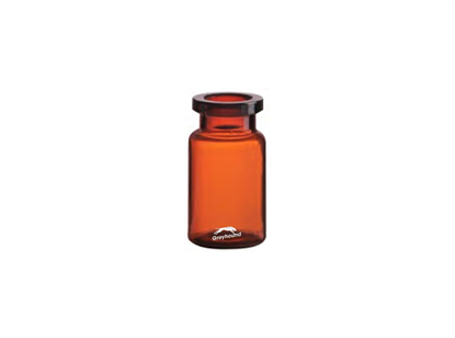 20mL Injection Vial, Amber Glass, 1st Hydrolytic, 20mm Crimp Finish, (DIN ISO), Q-Clean