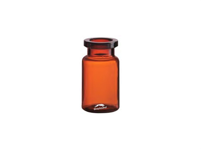 30mL Injection Vial, Amber Glass, 1st Hydrolytic, 20mm Crimp Finish, (DIN ISO), Q-Clean