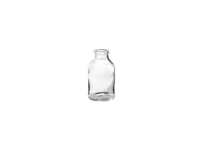 20mL Injection Vial, Clear Glass, 1st Hydrolytic, 20mm Crimp Finish, (DIN ISO), Q-Clean