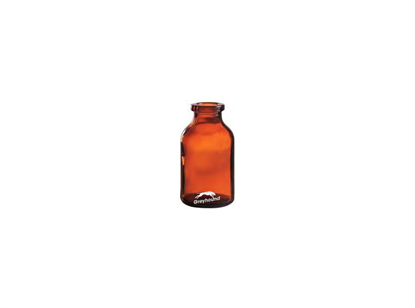 20mL Injection Vial, Amber Glass, 1st Hydrolytic, 20mm Crimp Finish, (DIN ISO)