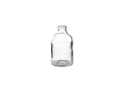 50mL Injection Vial, Clear Glass, 1st Hydrolytic, 20mm Crimp Finish, (DIN ISO)