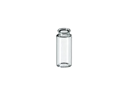 15mL Snap Cap Vial, Clear Glass, 26mm x 48mm, for use with 22mm PE Snap Caps