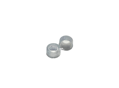 11mm Snap Cap, Clear Polyethylene with thinned penetration area, Pre-Slit