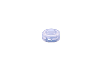 11mm Snap Cap, Clear Polyethylene with thinned penetration area