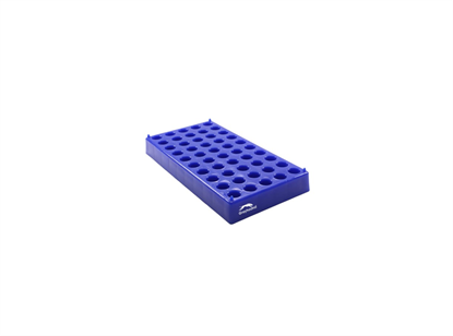 50 Position Vial Rack (For 15mm vials) - Blue