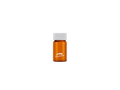 20mL EPA/VOA Vial, Class 1, Screw Top, Amber Glass + 24-400mm Solid Top White PP Cap with PTFE Liner