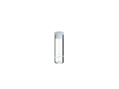 4mL Shell Vial, Clear Glass with 15mm PE Snap Plug