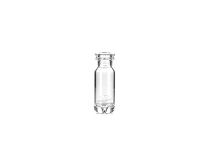 1.1mL Crimp Top Wide Mouth High Recovery Vial, Clear Glass, 11mm Crimp Finish