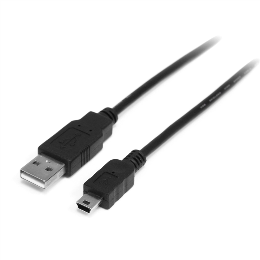Picture of Cable, USB A to Mini USB, 1.8m Blac