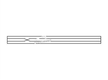 Inlet Liner - Gooseneck, 2mmID, 78.5mm length