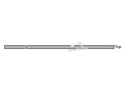 Inlet Liner - Gooseneck, PTV with 0.25mmID restriction, 1mmID, 88mm length